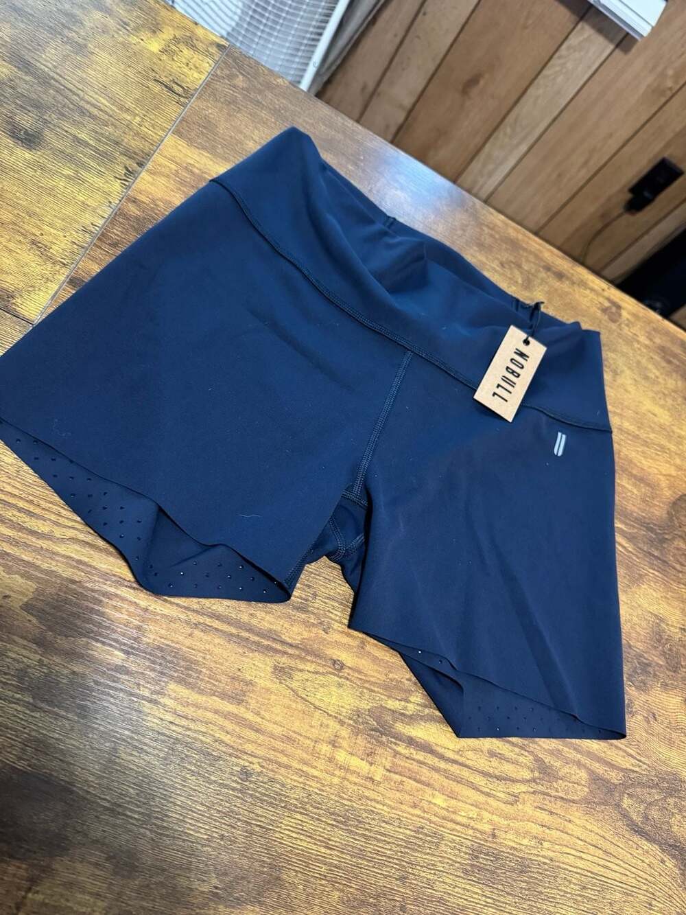 NOBULL Women's 4 Short Night Navy Athletic Workout Shorts Size Large